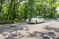 MALACKY, SLOVAKIA Ã¢â¬â JUNE 2 2018: Rolls Royce Silver Cloud takes part in the run during the veteran car rally Kamenak 2018 at